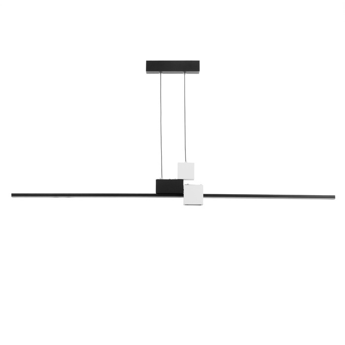 Светильник с ПДУ Светильник с ПДУ "Наоми" LED 20Вт 3000-6000К бело-черный 120х100 см