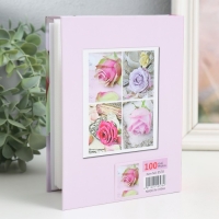 Фотоальбом на 100 фото 10х15 см "Нежная розочка" МИКС 16,5х12,5х4,5 см Фотоальбом на 100 фото 10х15 см "Нежная розочка" МИКС 16,5х12,5х4,5 см