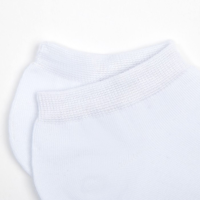 Носки мужские укороченные MINAKU &laquo;Бамбук&raquo;, цвет белый, размер 40-41 (27 см)