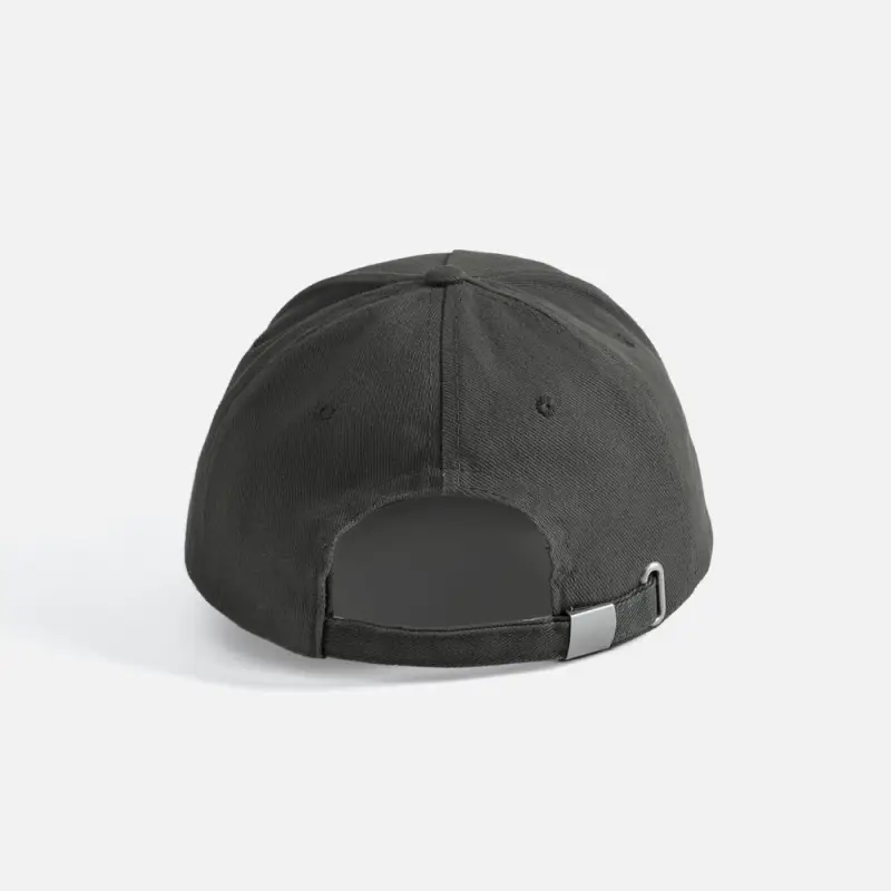 Бейсболка Long Beach, серая с оранжевым