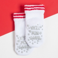 Носки новогодние детские Крошка Я «Зайчик», цвет белый, 12-14 см Носки новогодние детские Крошка Я «Зайчик», цвет белый, 12-14 см