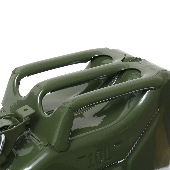 Канистра стальная для ГСМ ZARYA, 10 л, металлическая, крышка с рычагом Канистра стальная для ГСМ ZARYA, 10 л, металлическая, крышка с рычагом