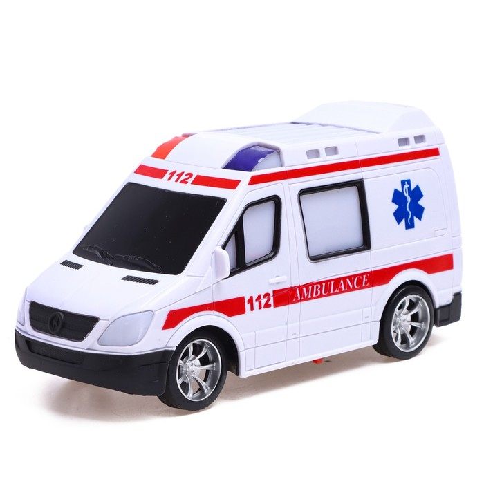 Машина радиоуправляемая &laquo;Спецслужбы&raquo;, свет, работает от батареек, МИКС