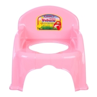 Горшок детский &laquo;Утенок&raquo; светло-розовый / белый 310х295х280мм