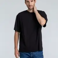 Футболка оверсайз &laquo;Чистая соль&raquo;, черная, размер XS/S (44-46)