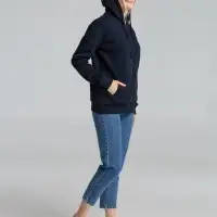 Толстовка на молнии с капюшоном Siverga Heavy 2.0, темно-синяя, размер XL