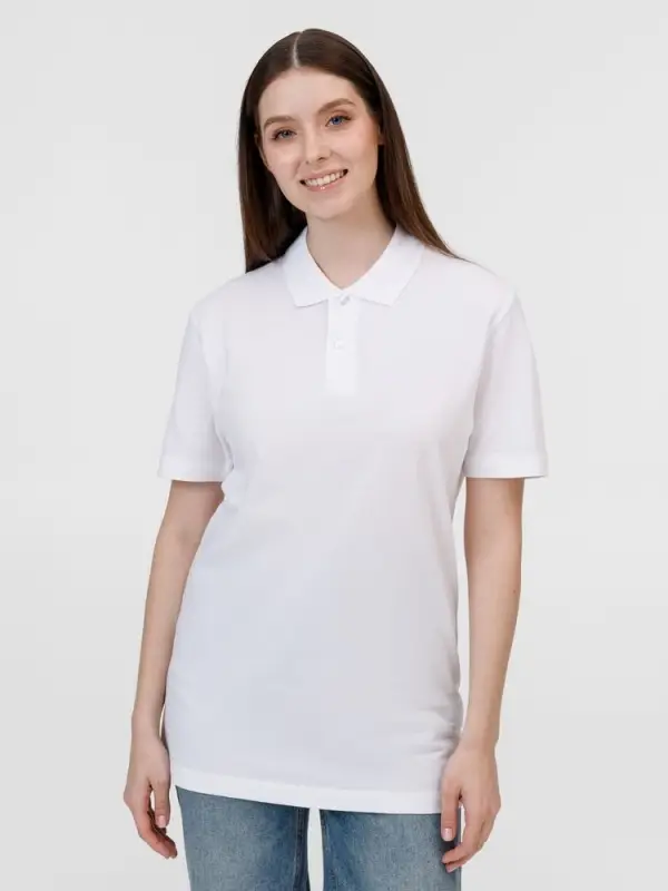 Рубашка поло унисекс Pulse, белая, размер XL