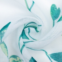 Тюль Этель Green leaves, на шторной ленте 280х270 см, 70гр/м2, 100% п/э Тюль Этель Green leaves, на шторной ленте 280х270 см, 70гр/м2, 100% п/э