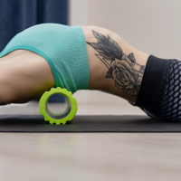Ролик массажный Sangh, 30х10 см, цвет зелёный Ролик массажный Sangh, 30х10 см, цвет зелёный
