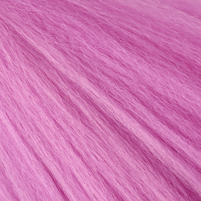 ZUMBA Канекалон двухцветный, гофрированный, 60 см, 100 гр, цвет светло-розовый/светло-фиолетовый(#BY39)