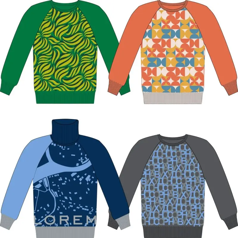 Свитер на заказ Tricksy Net Reglan, полушерсть, размер S