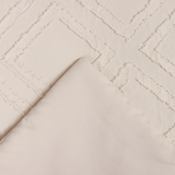 Покрывало LoveLife Tufting: Ромб цв.бежевый, 150*220&plusmn;5см, микрофайбер, 100% п/э