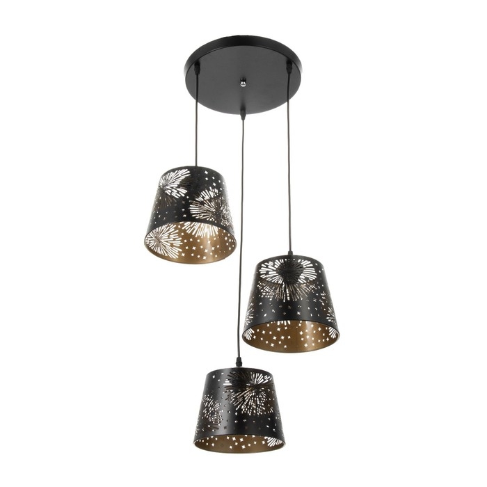 Светильник BayerLux Светильник BayerLux "Феерия" 3хЕ27 40Вт черный 40х40х20-90см