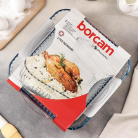 Набор квадратных форм из жаропрочного стекла для запекания Borcam, 2 предмета: 2 л, 3,5 л Набор квадратных форм из жаропрочного стекла для запекания Borcam, 2 предмета: 2 л, 3,5 л