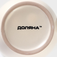 Кружка Доляна «Пастель. Крем-брюле», 360 мл, керамика, бежевая Кружка Доляна «Пастель. Крем-брюле», 360 мл, керамика, бежевая