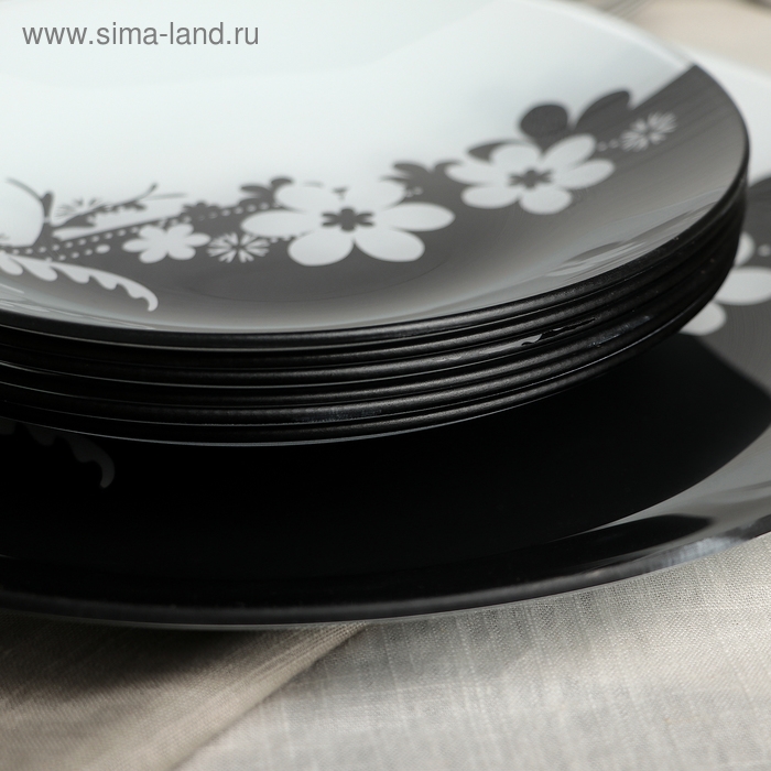 Сервиз столовый на 6 персон &laquo;Ромашки&raquo;, 7 предметов: d=30 см - 1 шт, d=20 см - 6 шт