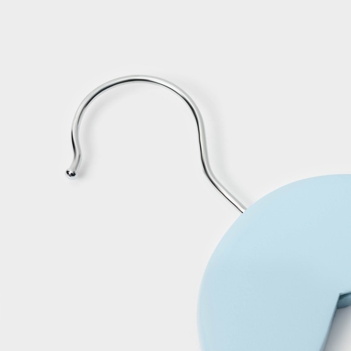 Плечики - вешалки для одежды LaDо́m, 3 шт, детские, 27&times;18 см, цвет голубой