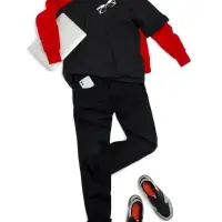 Футболка оверсайз унисекс Kosmos 2.0, темно-синяя, размер M/L