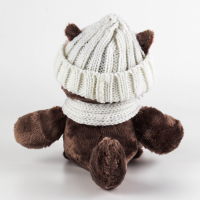 Новогодняя мягкая игрушка Снежинка Marta, кошечка, на новый год , 25 см.