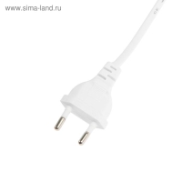 Патрон на гибкой ножке под лампу E27, 40 см, с выкл., белый, 220В