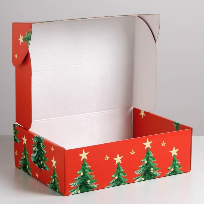 Коробка подарочная новогодняя складная &laquo;Волшебство&raquo;, 30,7 х 22 х 9,5 см, Новый год