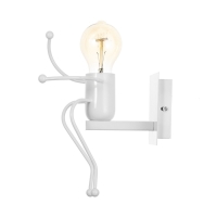 Бра "Человечек" E27 40Вт белый 11х20х17 см