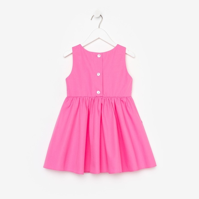 Платье для девочки с карманами KAFTAN, размер 36 (134-140), цвет ярко-розовый