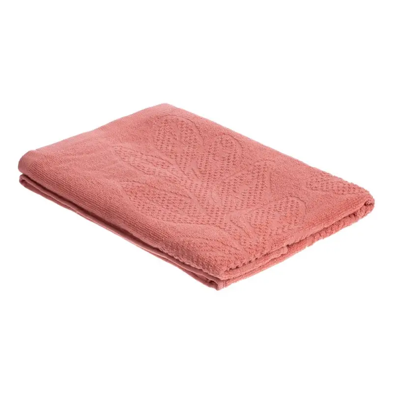 Полотенце махровое &laquo;Флора&raquo;, среднее, оранжевое (персиковое эхо)