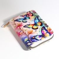 Кошелёк на молнии, цвет разноцветный Кошелёк на молнии, цвет разноцветный