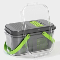 Овощерезка универсальная Chopper, 22 насадки, цвет серый/зелёный Овощерезка универсальная Chopper, 22 насадки, цвет серый/зелёный