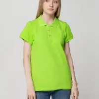 Рубашка поло женская Virma lady, зеленое яблоко, размер XXL