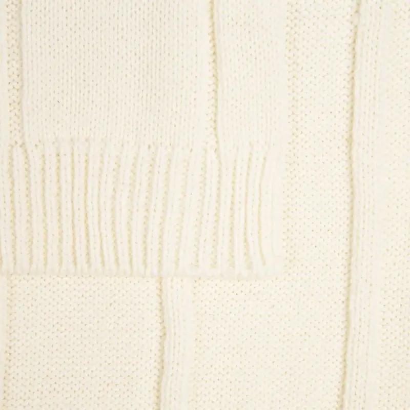 Плед Bambolay, молочно-белый