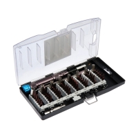 Набор для точных работ ТУНДРА ПРОФИ, сталь S2, телескоп. рукоятка, в кейсе, 59 предметов Набор для точных работ ТУНДРА ПРОФИ, сталь S2, телескоп. рукоятка, в кейсе, 59 предметов