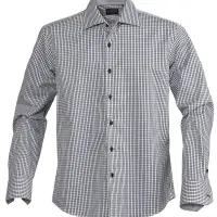 Рубашка мужская в клетку Tribeca, черная, размер S