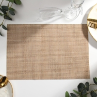 Салфетка на стол Доляна, цв.коричневый, 45*30см Салфетка на стол Доляна, цв.коричневый, 45*30см