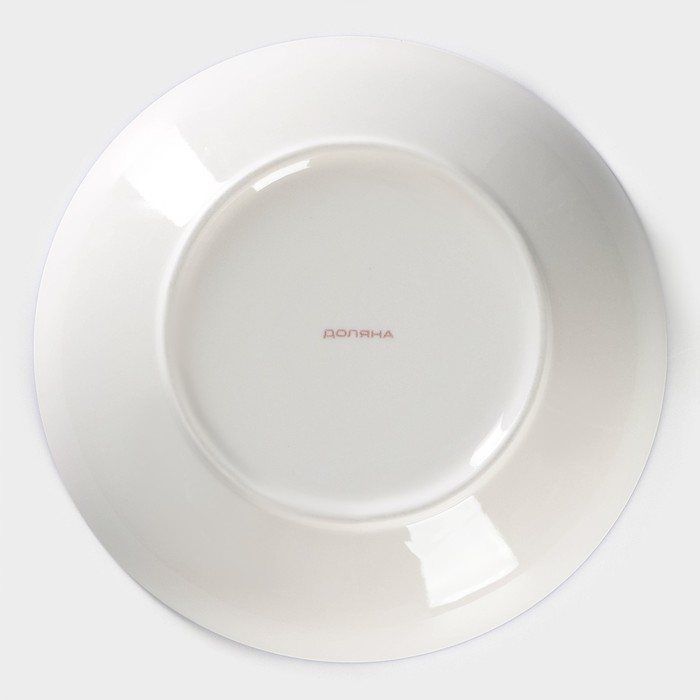 Тарелка глубокая керамическая Доляна &laquo;Бодом&raquo;, d=21 см, цвет синий