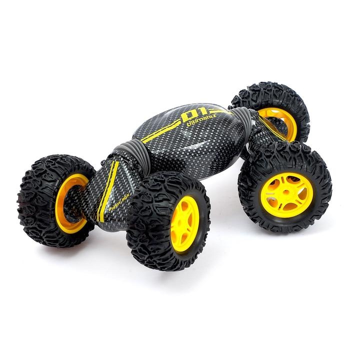 Перевёртыш &laquo;Вездеход&raquo;, полный привод, работает от аккумулятора, цвет жёлтый