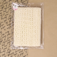 Кружево вязаное, 40 мм &times; 10 &plusmn; 1 м, цвет бежевый