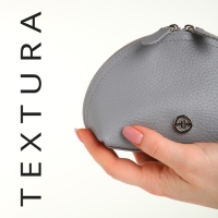 Косметичка на молнии TEXTURA, цвет серый Косметичка на молнии TEXTURA, цвет серый
