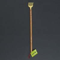 Массажёр - чесалка, универсальный, деревянный, 44,5 × 4,2 × 2,5 см, цвет бежевый Массажёр - чесалка, универсальный, деревянный, 44,5 × 4,2 × 2,5 см, цвет бежевый