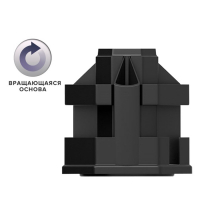 Набор настольный ErichKrause Office, 14 предметов, вращающийся, чёрный Набор настольный ErichKrause Office, 14 предметов, вращающийся, чёрный