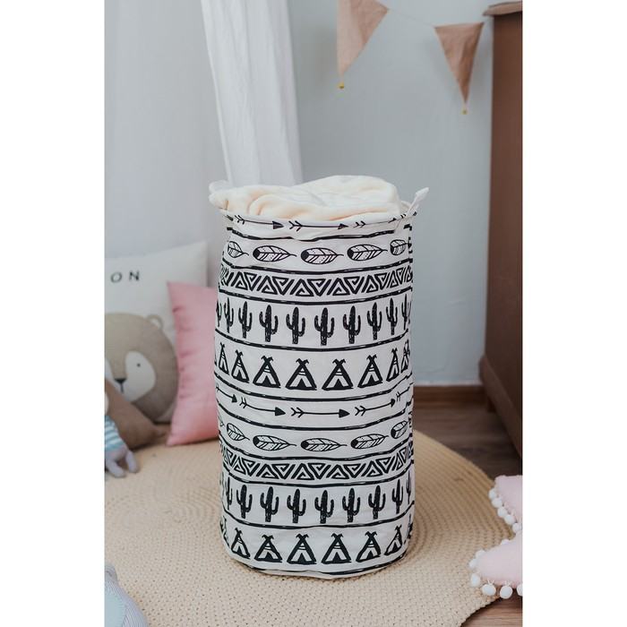 Корзина для белья Доляна «Мексика», 35×35×60 см Корзина для белья Доляна «Мексика», 35×35×60 см