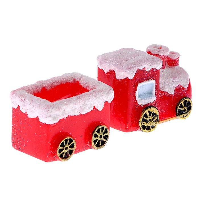 Миниатюра кукольная &laquo;Новогодний паравозик с вагоном&raquo;