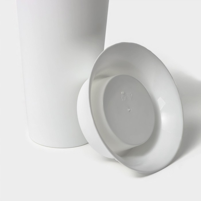 Ваза для цветов под срезку, 3 л, пластиковая, цвет белый Ваза для цветов под срезку, 3 л, пластиковая, цвет белый