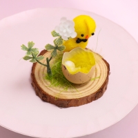 Пасхальный декор &laquo;Цыпленок на полянке&raquo; 8 &times; 8 &times; 7 см