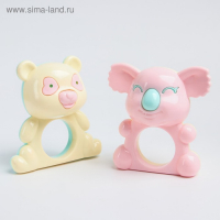 Набор погремушек &laquo;Нежность&raquo;, в сумочке, 6 шт., цвет МИКС, Крошка Я