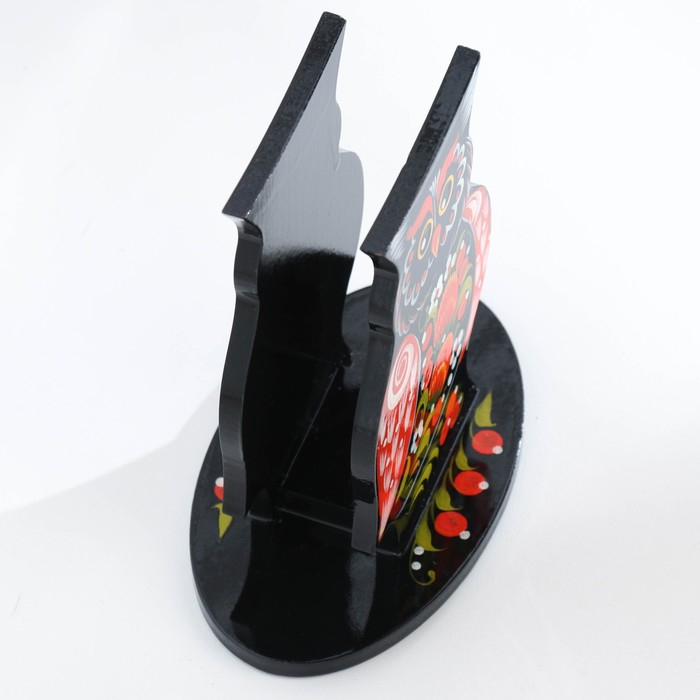 Салфетница &laquo;Сова&raquo;, 10х14 см, хохлома, микс