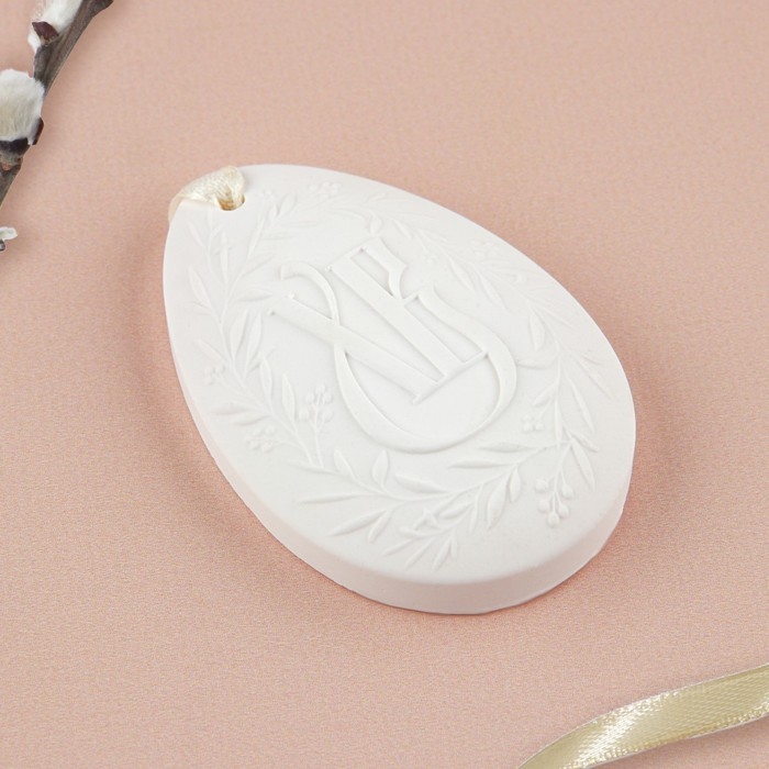 Гипсовое аромасаше &laquo;ХВ&raquo;, аромат ваниль, 1.5 х 4.9 х 7 см.