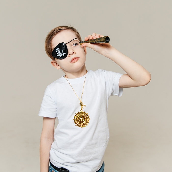 Карнавальный набор &laquo;Карамба&raquo;, 4 предмета: наглазник,орден, подзорн. труба,кодекс