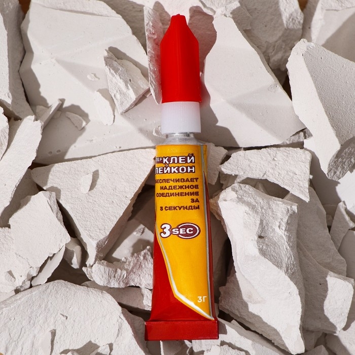 Суперклей «Клейкон», секундный, 3 г, набор 12 шт. Суперклей «Клейкон», секундный, 3 г, набор 12 шт.